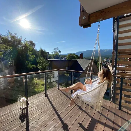 Pod Gwiazdami Z Kominkiem - Scisle Centrum - Sauna - Widok Na Gory - Taras 30m2 Apartmán