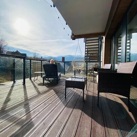 Pod Gwiazdami Z Kominkiem - Scisle Centrum - Sauna - Widok Na Gory - Taras 30m2 *
